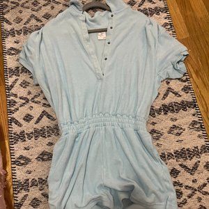 Aerie Light Blue Romper (M)
